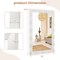 41.5 x 28 inches Farmhouse Wall Mirror with Solid Wood Frame - 41.5" x 28" (L x W)